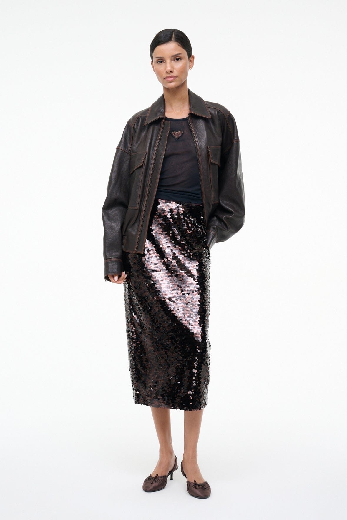 CIARA SKIRT | ESPRESSO BLACK - Image 7