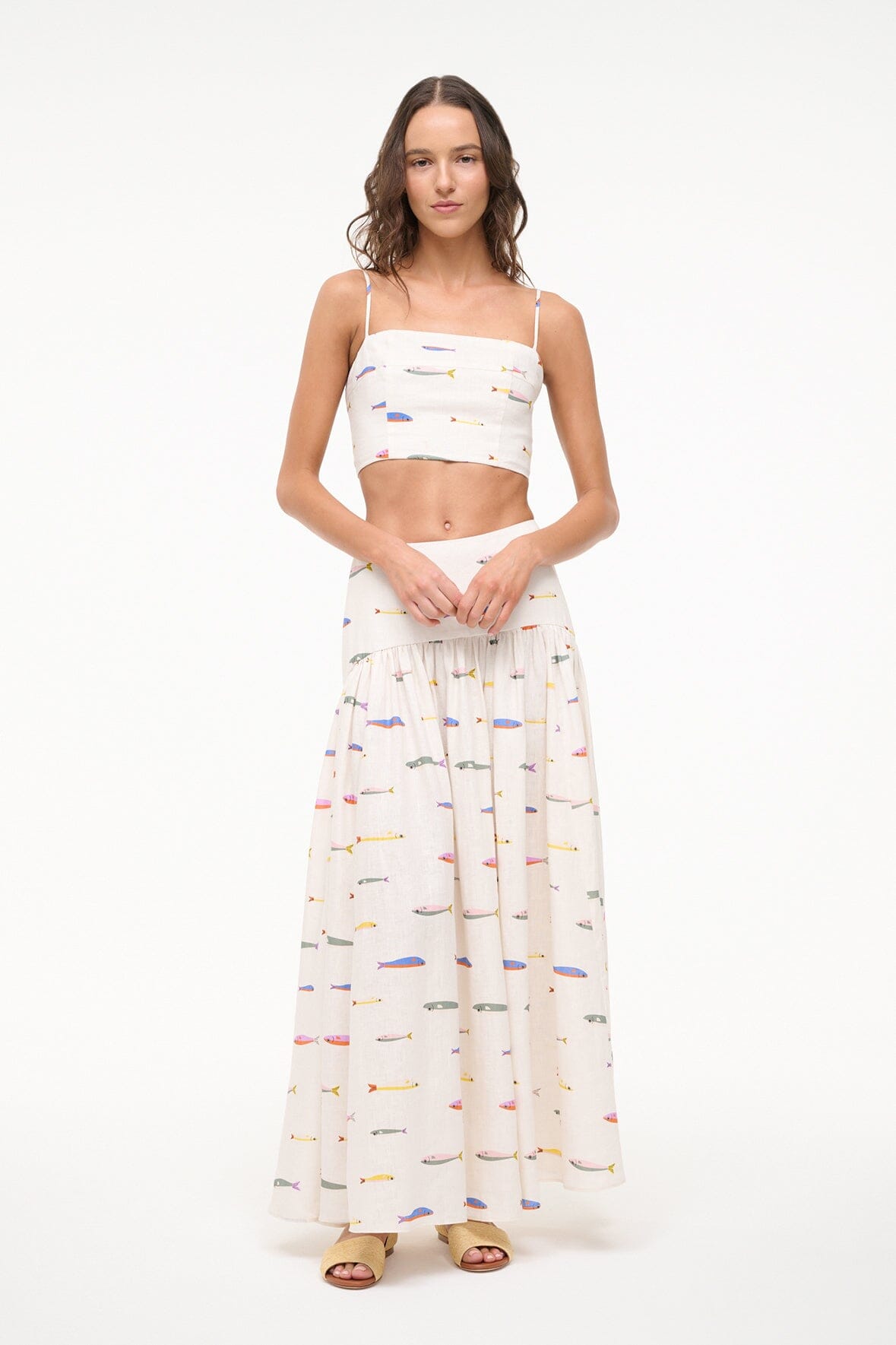 FEDERICO LINEN TOP | POP SARDINES IVORY - Image 3