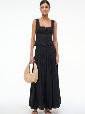PROCIDA SKIRT | BLACK EYELET