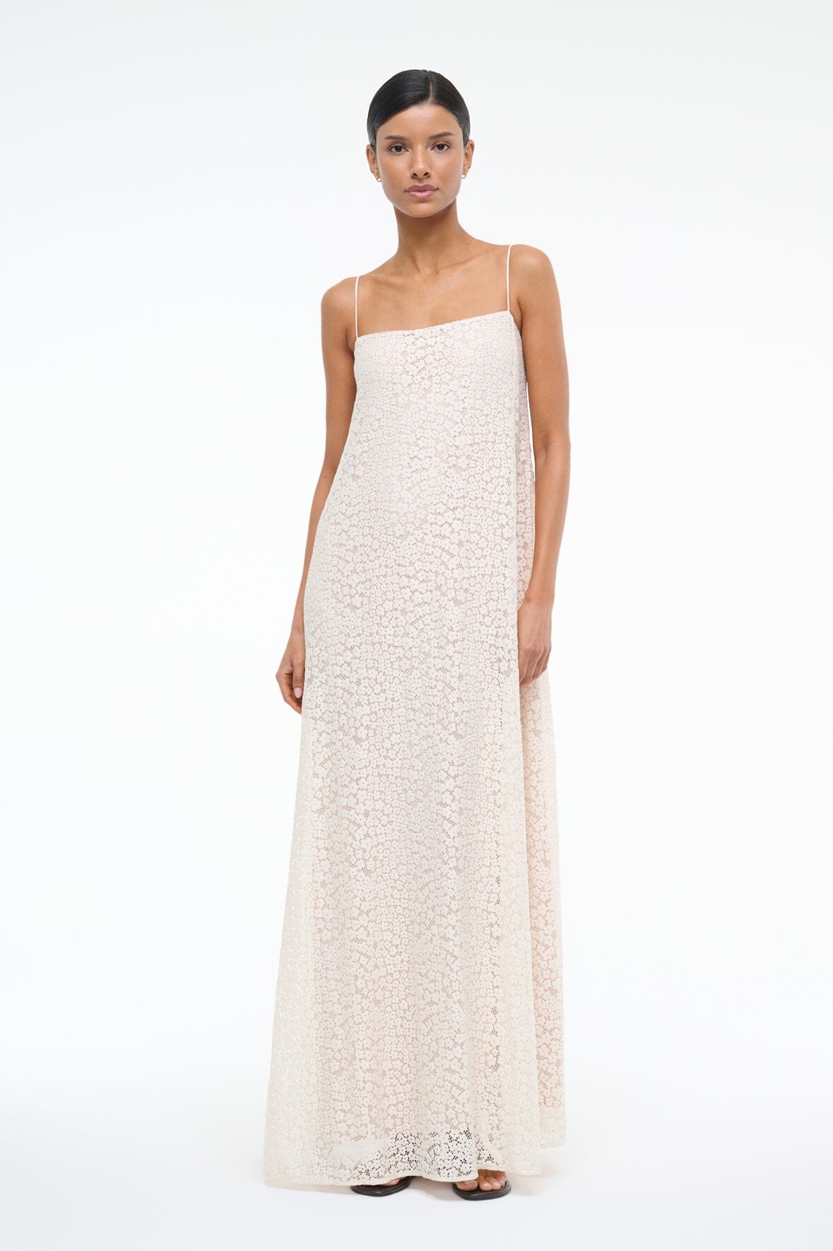 DELFINA DRESS | TINY BLOOM IVORY