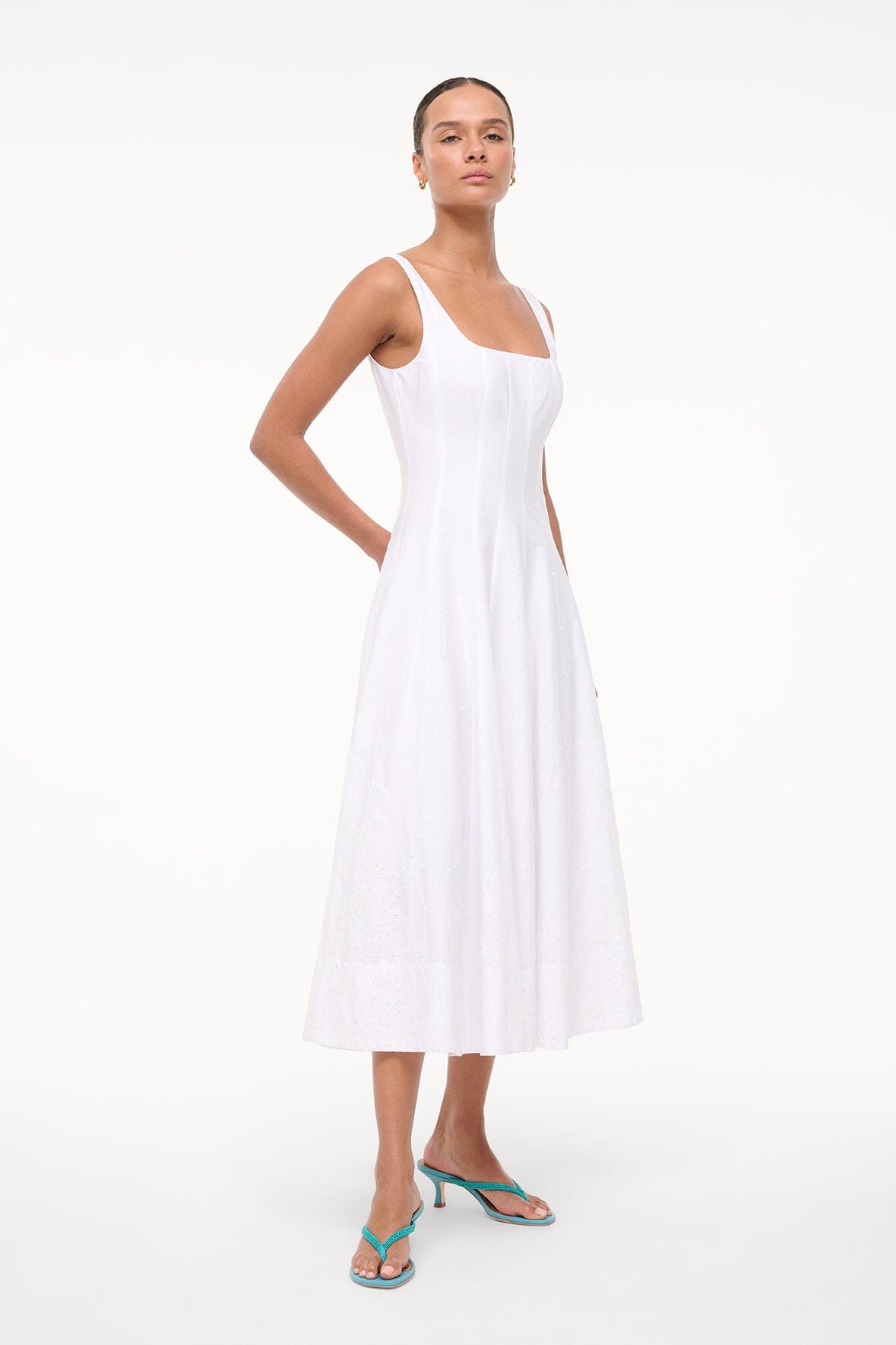 WELLS DRESS | WHITE EMBROIDERY