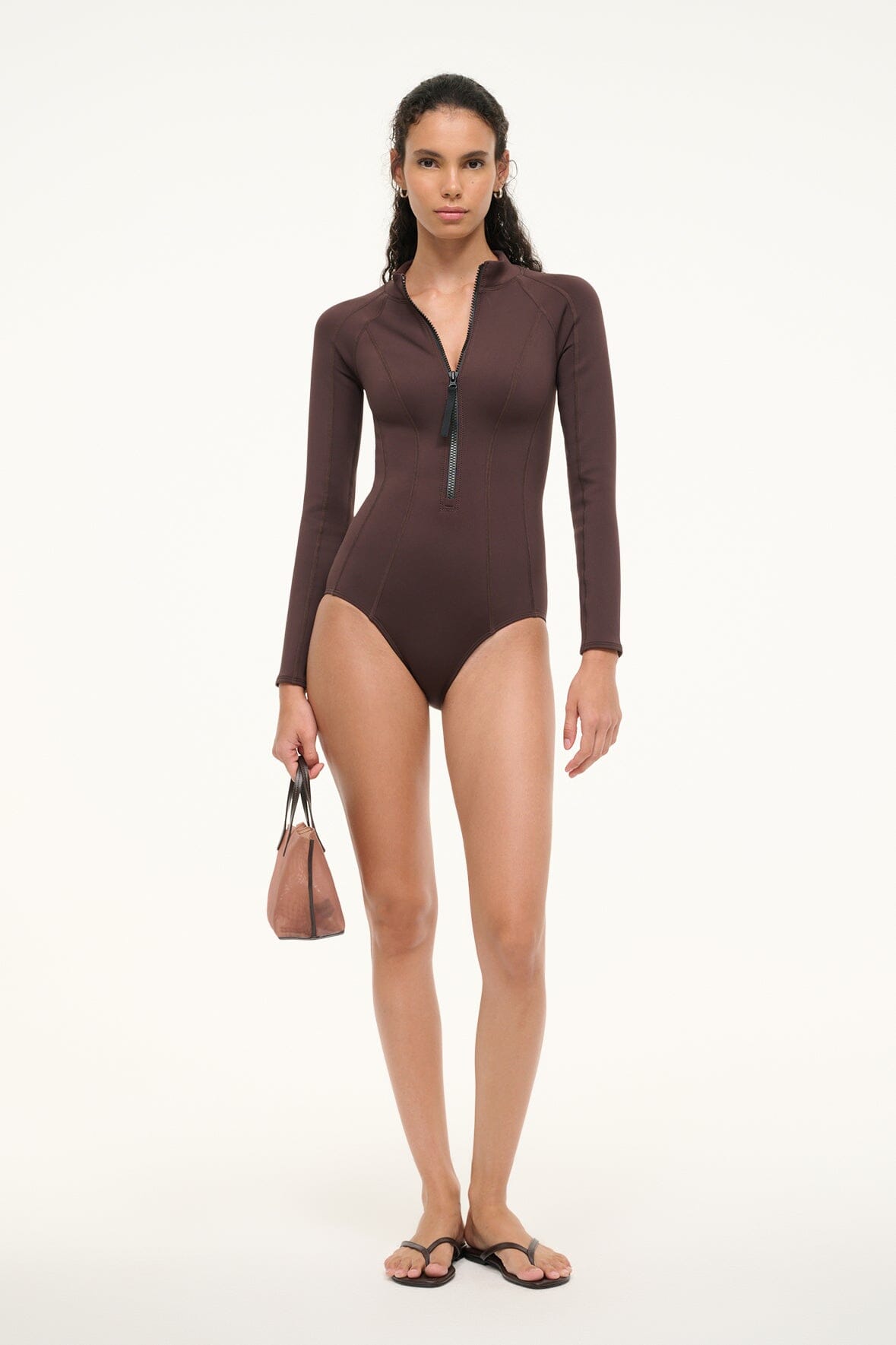 WIPEOUT RASH GUARD | DARK CHOCOLATE