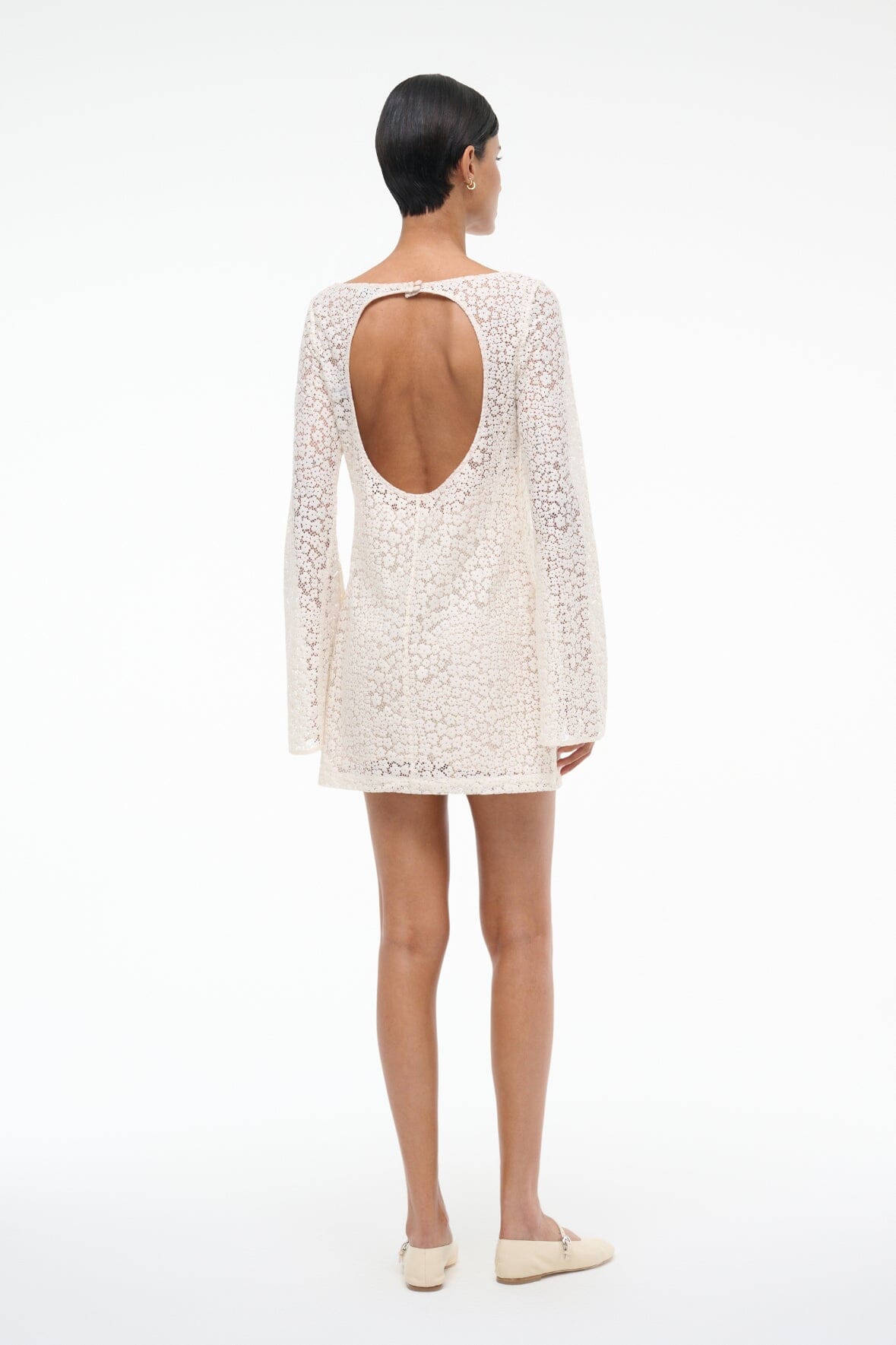 MAYA DRESS | TINY BLOOM IVORY - Image 2