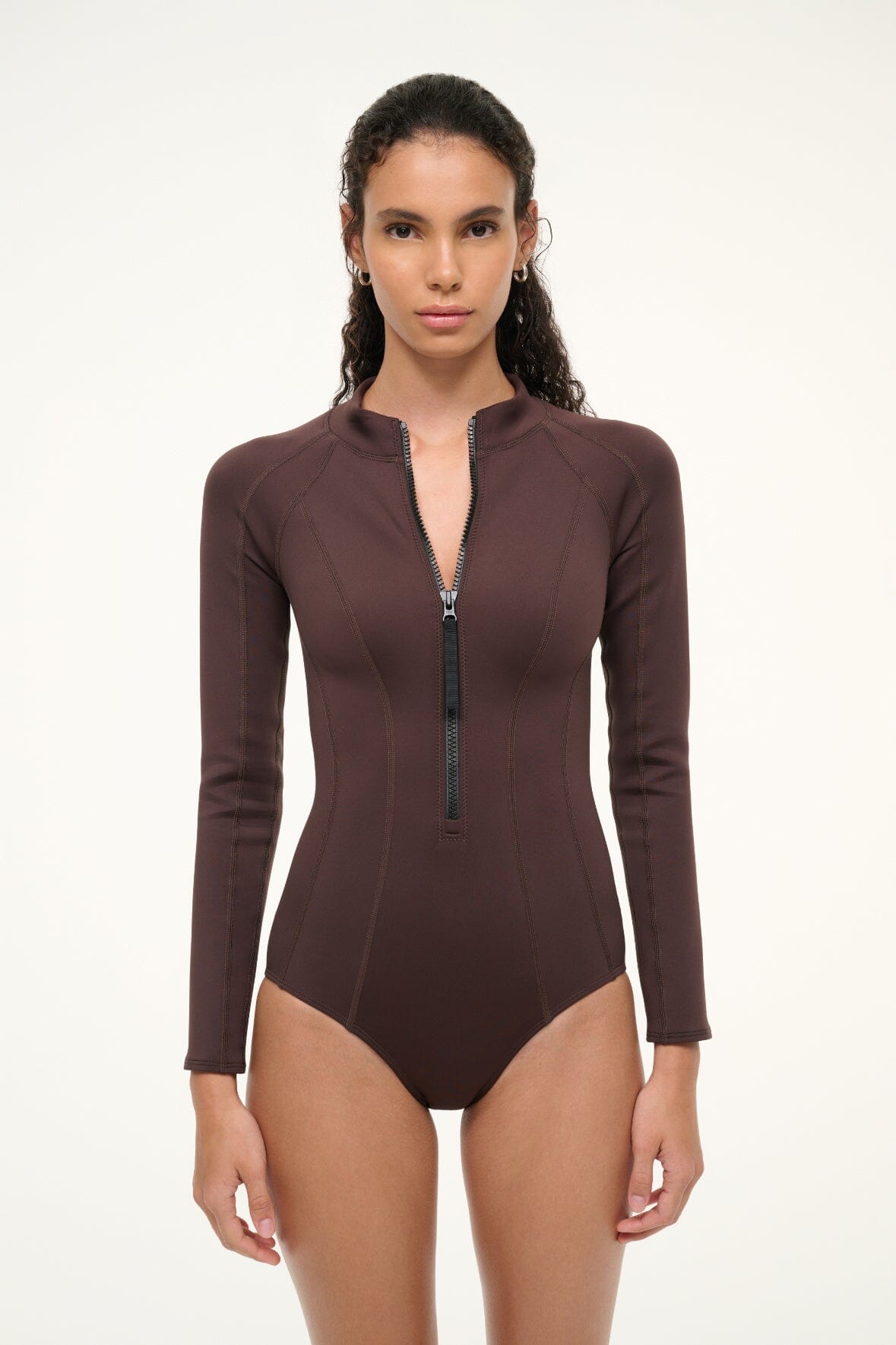 WIPEOUT RASH GUARD | DARK CHOCOLATE - Image 2