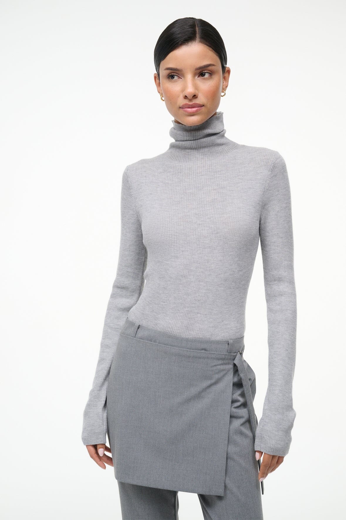TONI SUPERFINE CASHMERE SWEATER | ASH GREY