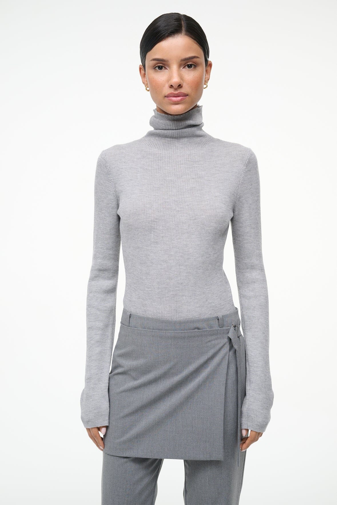 TONI SUPERFINE CASHMERE SWEATER | ASH GREY - Image 4