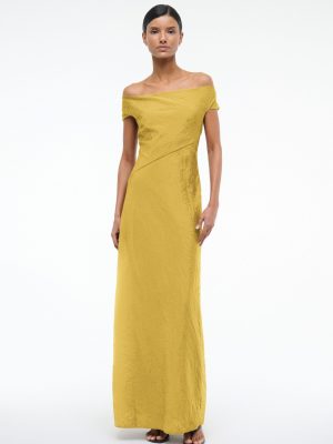 CHEYENNE DRESS | CHARTREUSE