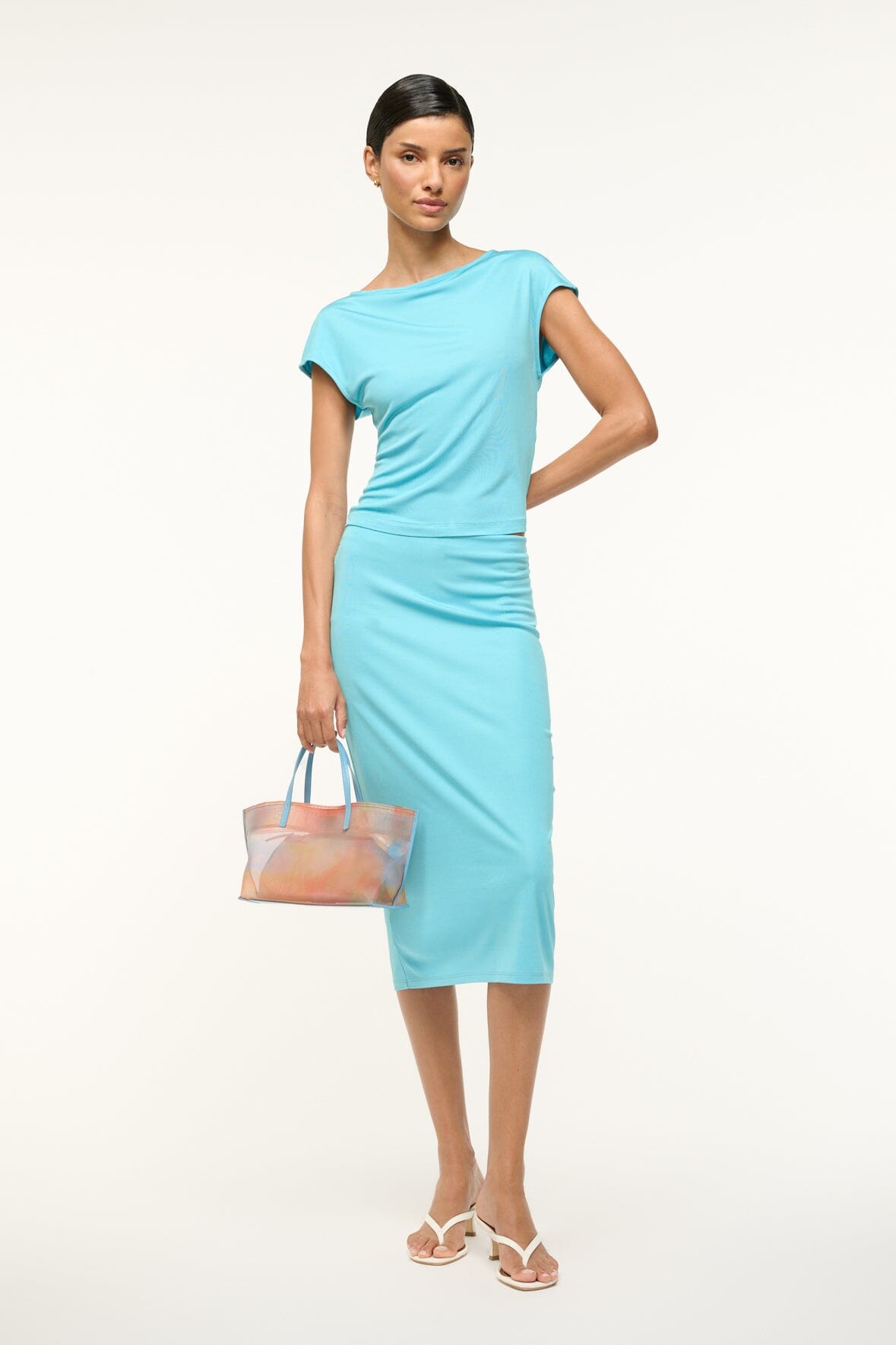 CHRISTOS MINI MESH TOTE | PASTEL CLOUDS - Image 2