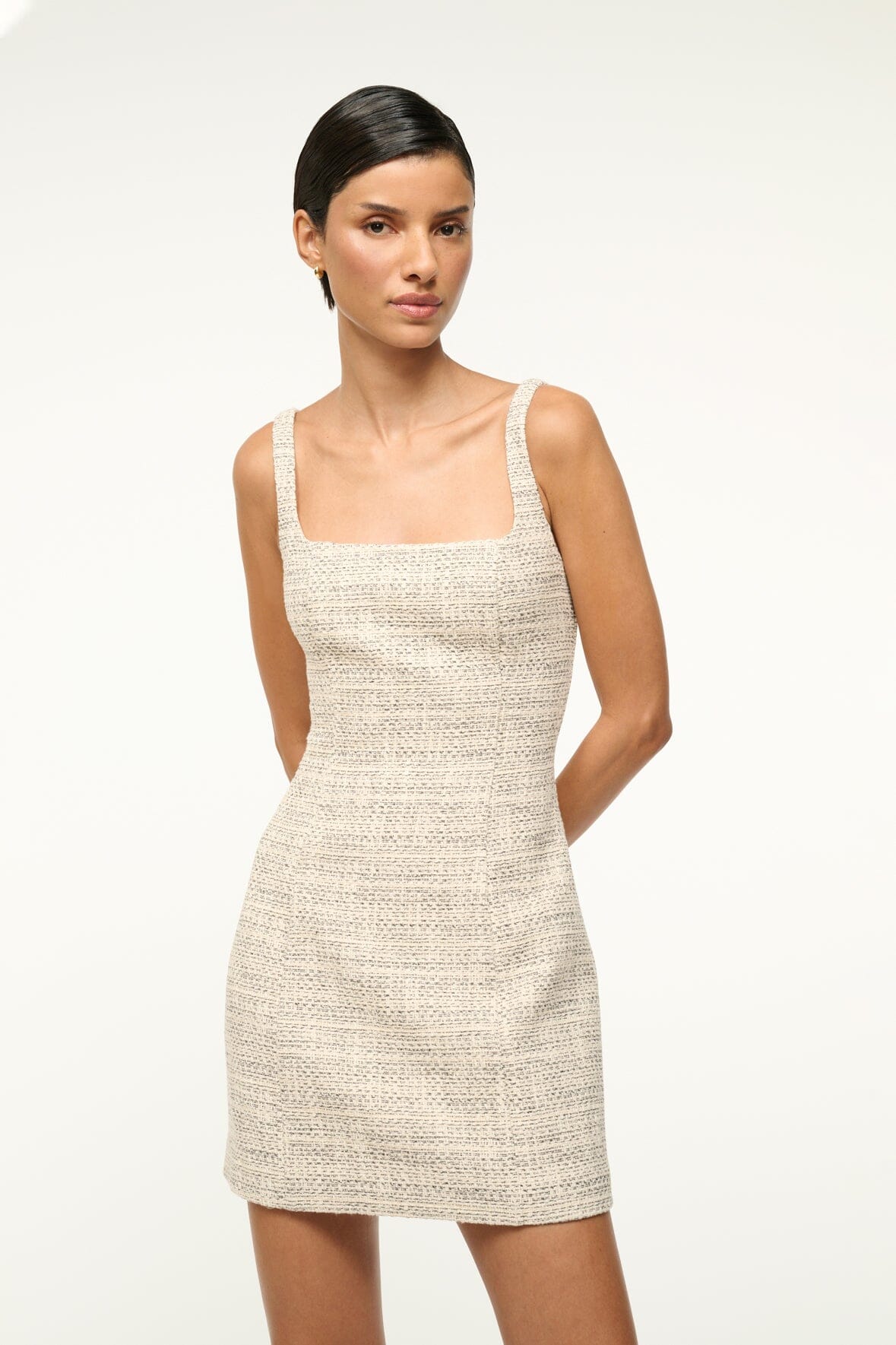 EDIE MINI DRESS | IVORY MULTI - Image 2