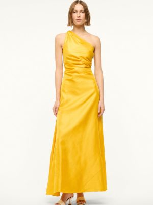 ESTE SILK DRESS | SUNSET GOLD