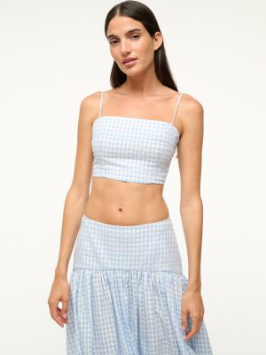 FEDERICO TANK | SKY GINGHAM