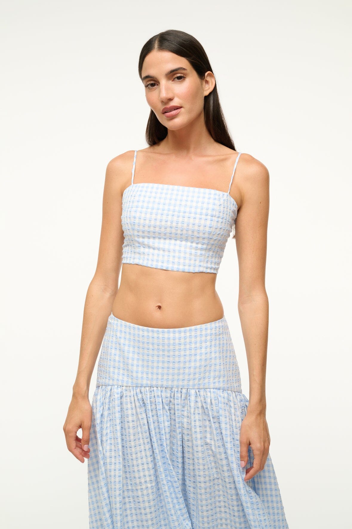 FEDERICO TANK | SKY GINGHAM