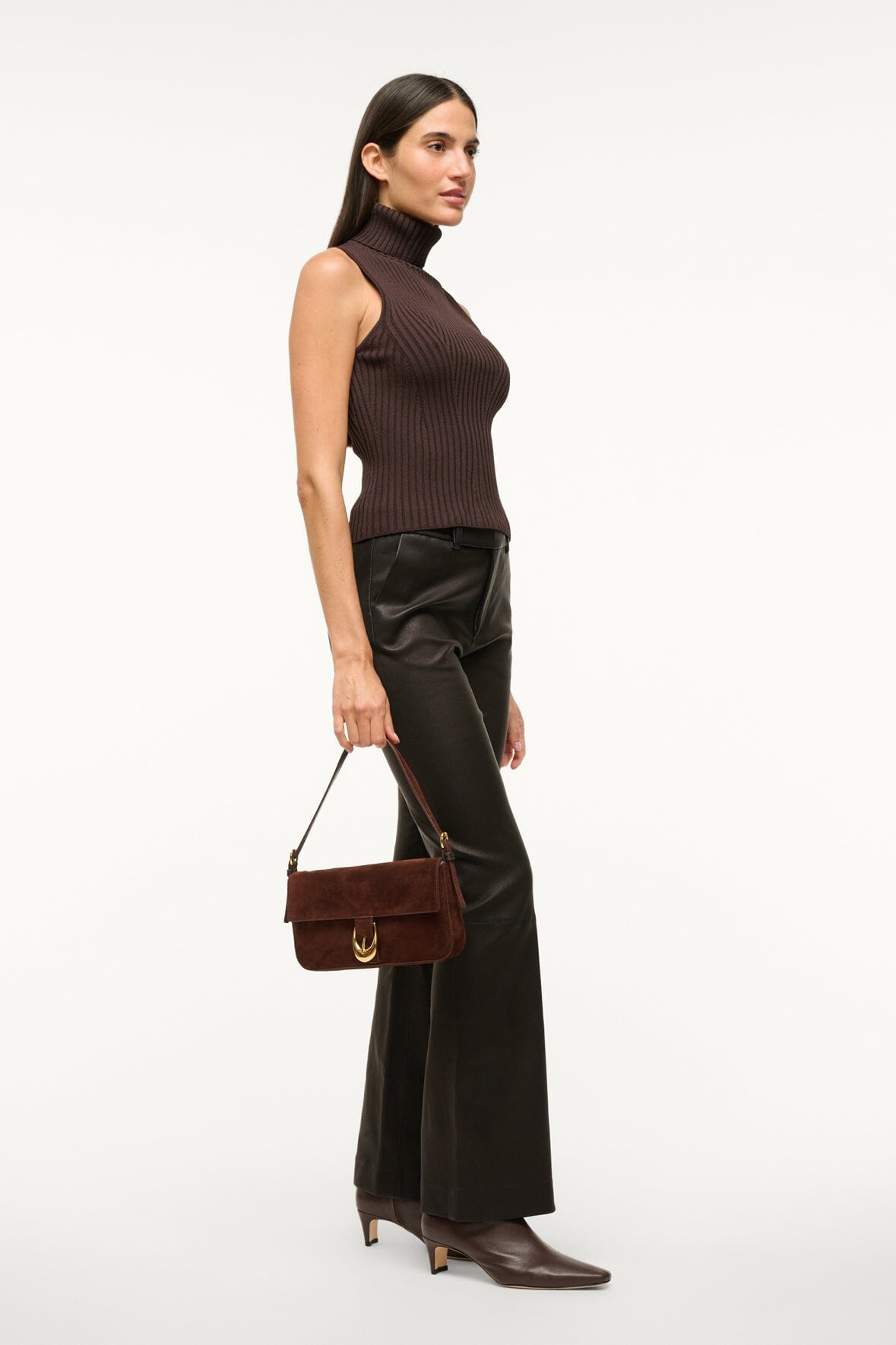 HARLOW BAG | MAHOGANY SUEDE - Image 4