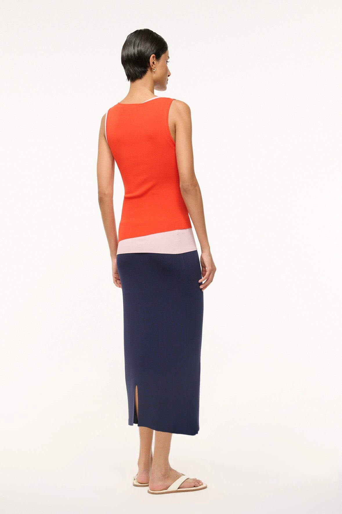 HERMOSA DRESS | CAYENNE NAVY CARNATION - Image 3