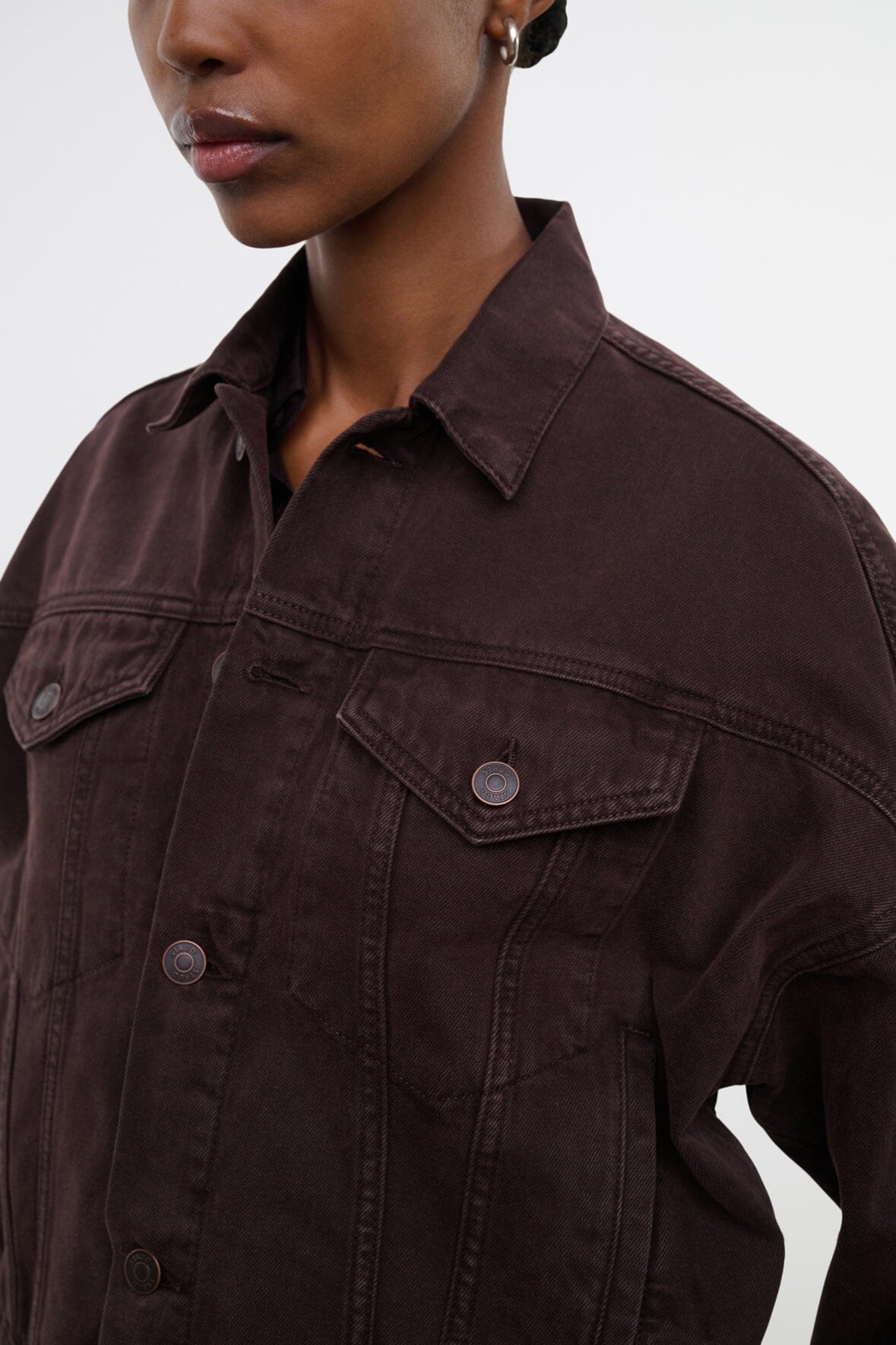 GLEN DENIM JACKET | EARTH - Image 4