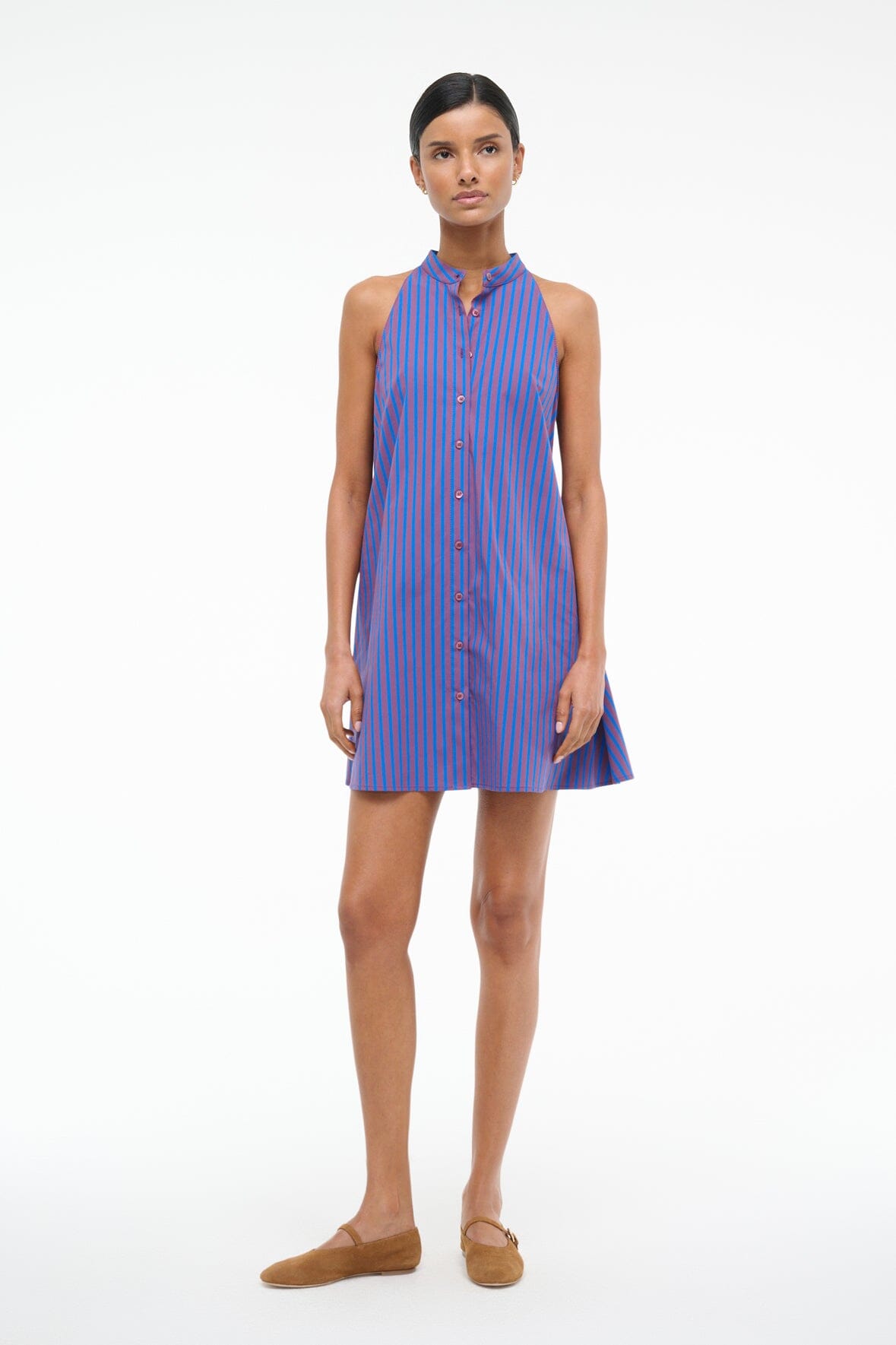 SHIRLEY MINI DRESS | ATLAS STRIPE - Image 2