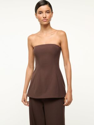 SILVIA TOP | DARK CHOCOLATE