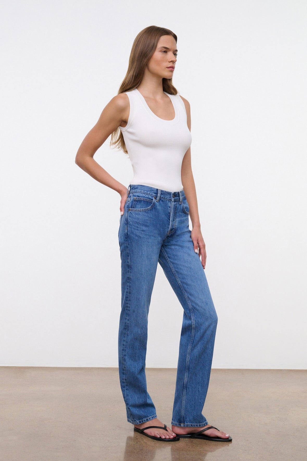 TEDDY STRAIGHT JEAN | VINTAGE WASH - Image 2