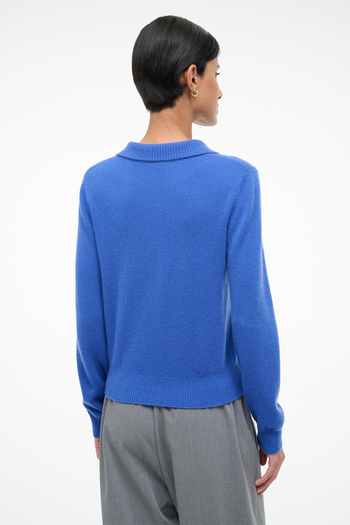 GEMMA CASHMERE SWEATER | SAPPHIRE - Image 3