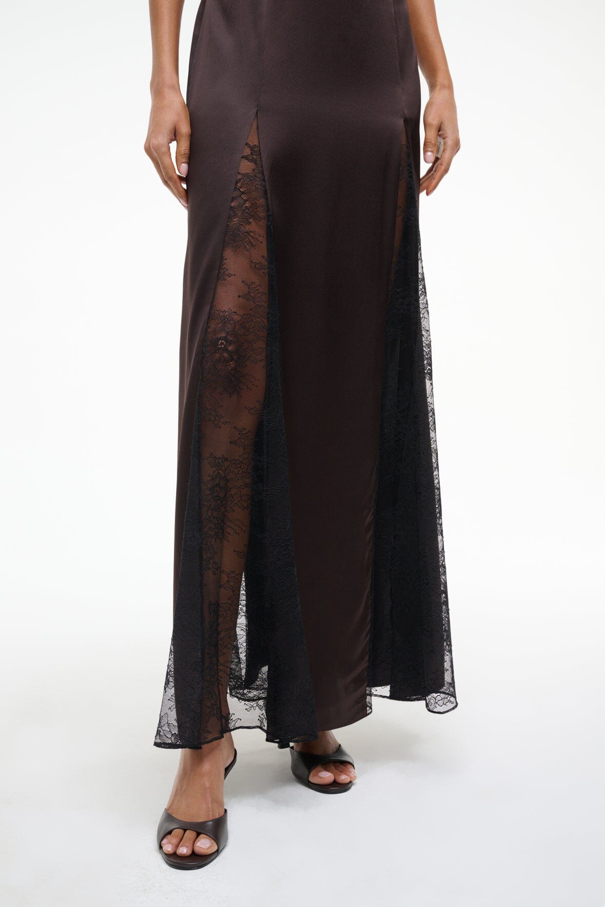 TRINITY SILK DRESS | EARTH - Image 5