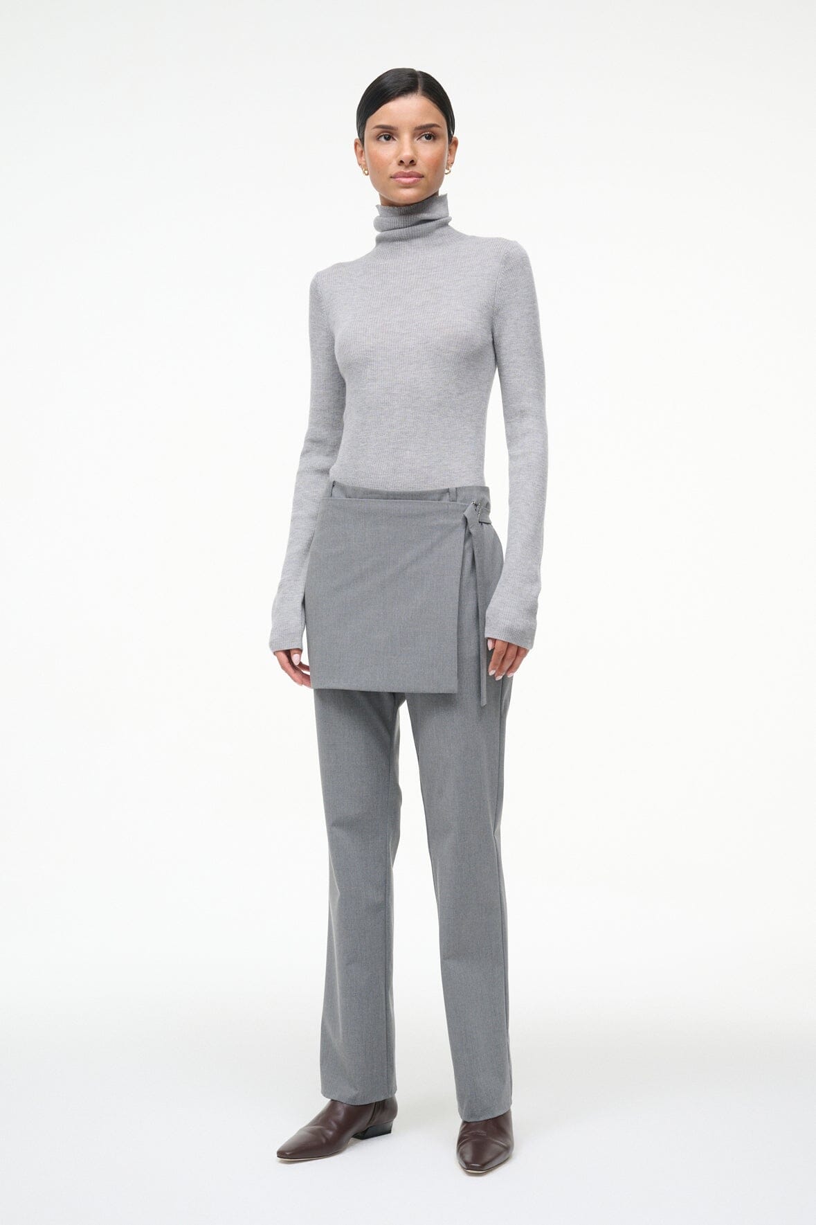TONI SUPERFINE CASHMERE SWEATER | ASH GREY - Image 2