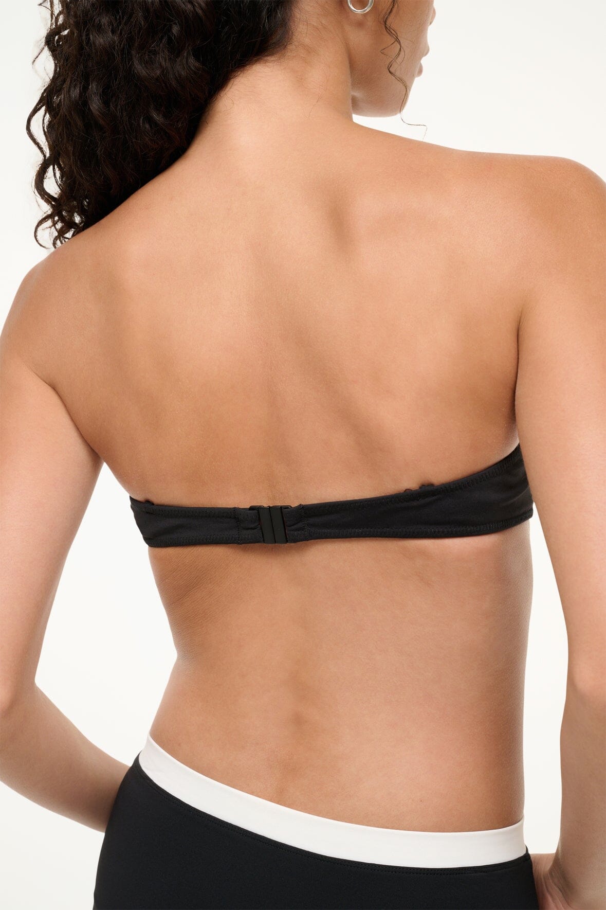 JO BALCONETTE BIKINI TOP | BLACK WHITE - Image 5