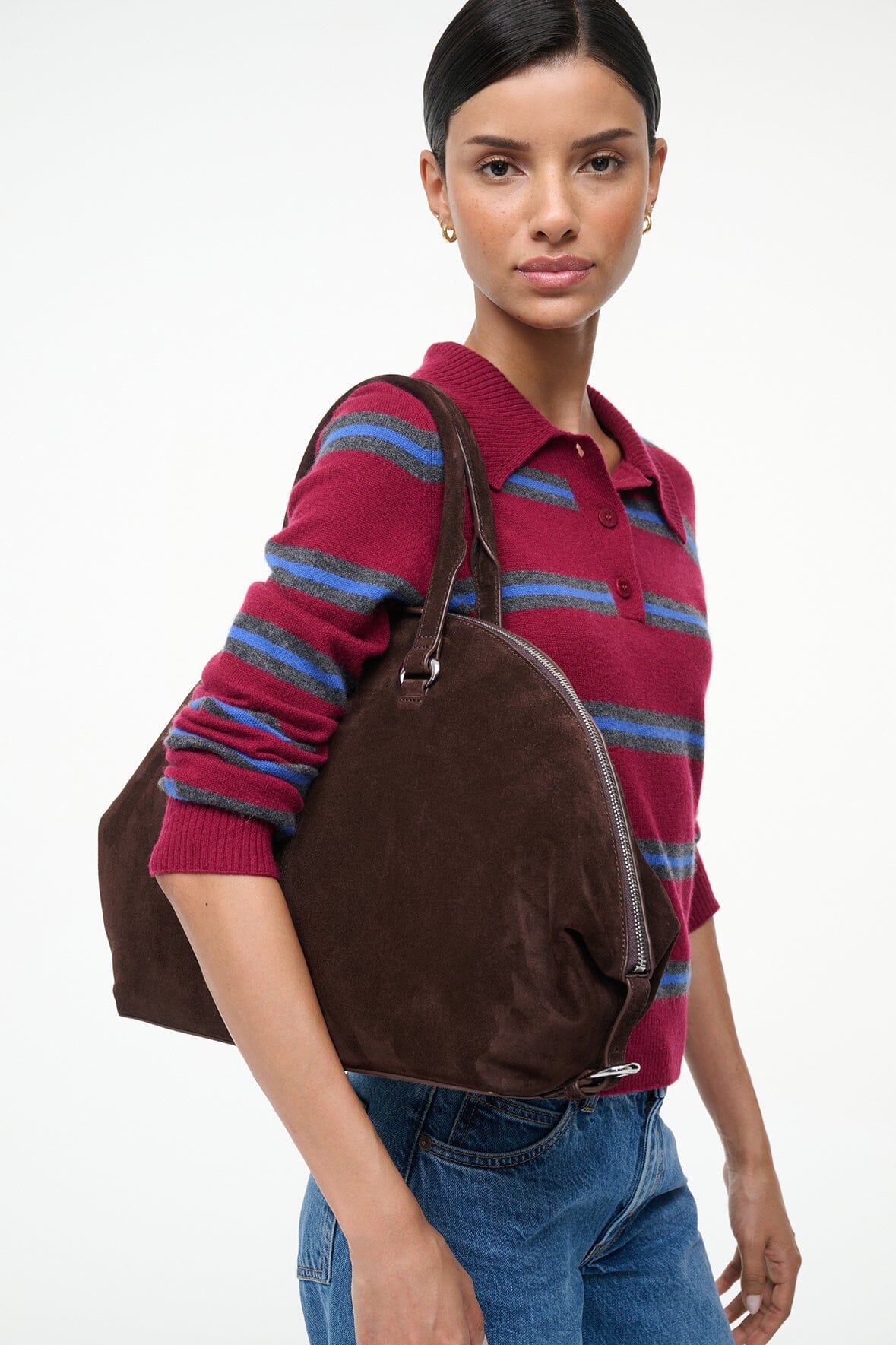 HESTER SATCHEL | ESPRESSO SUEDE - Image 4
