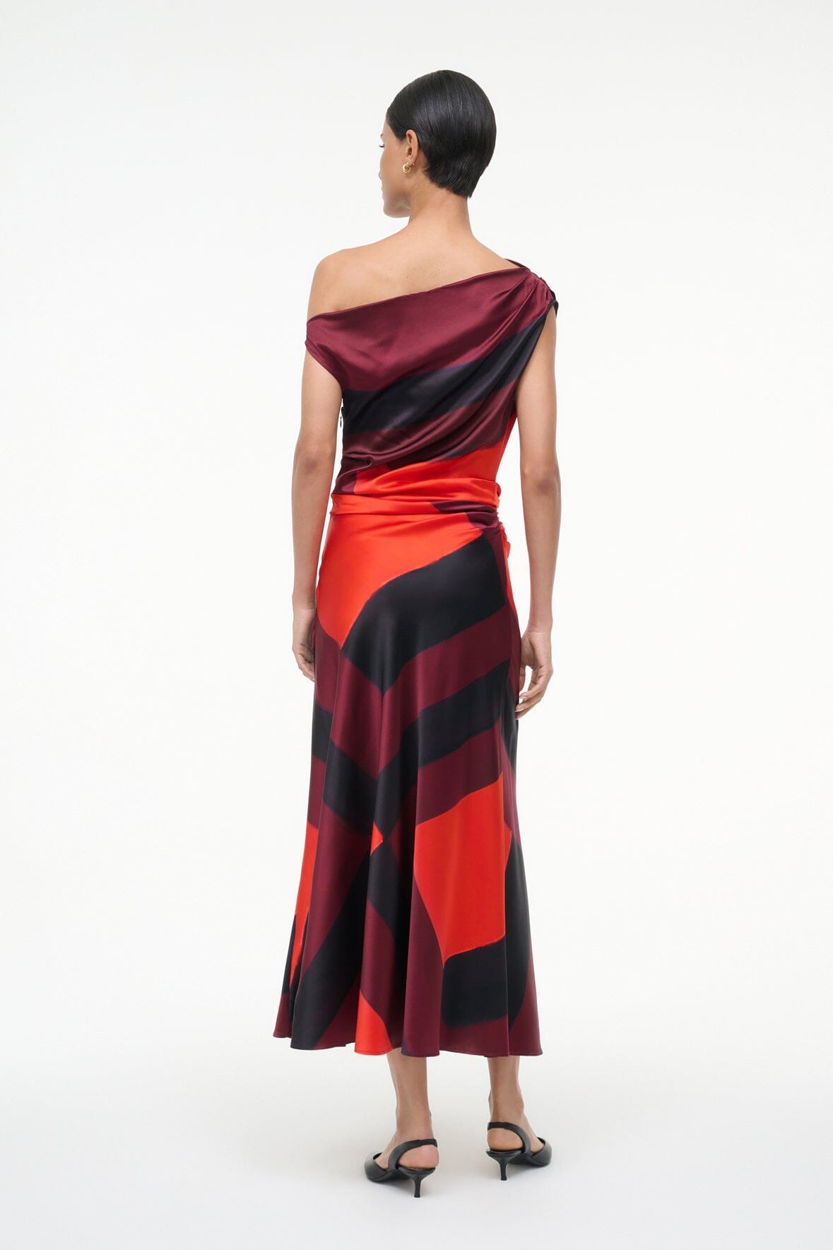 PHARE SILK DRESS | RUBY PRISM - Image 3