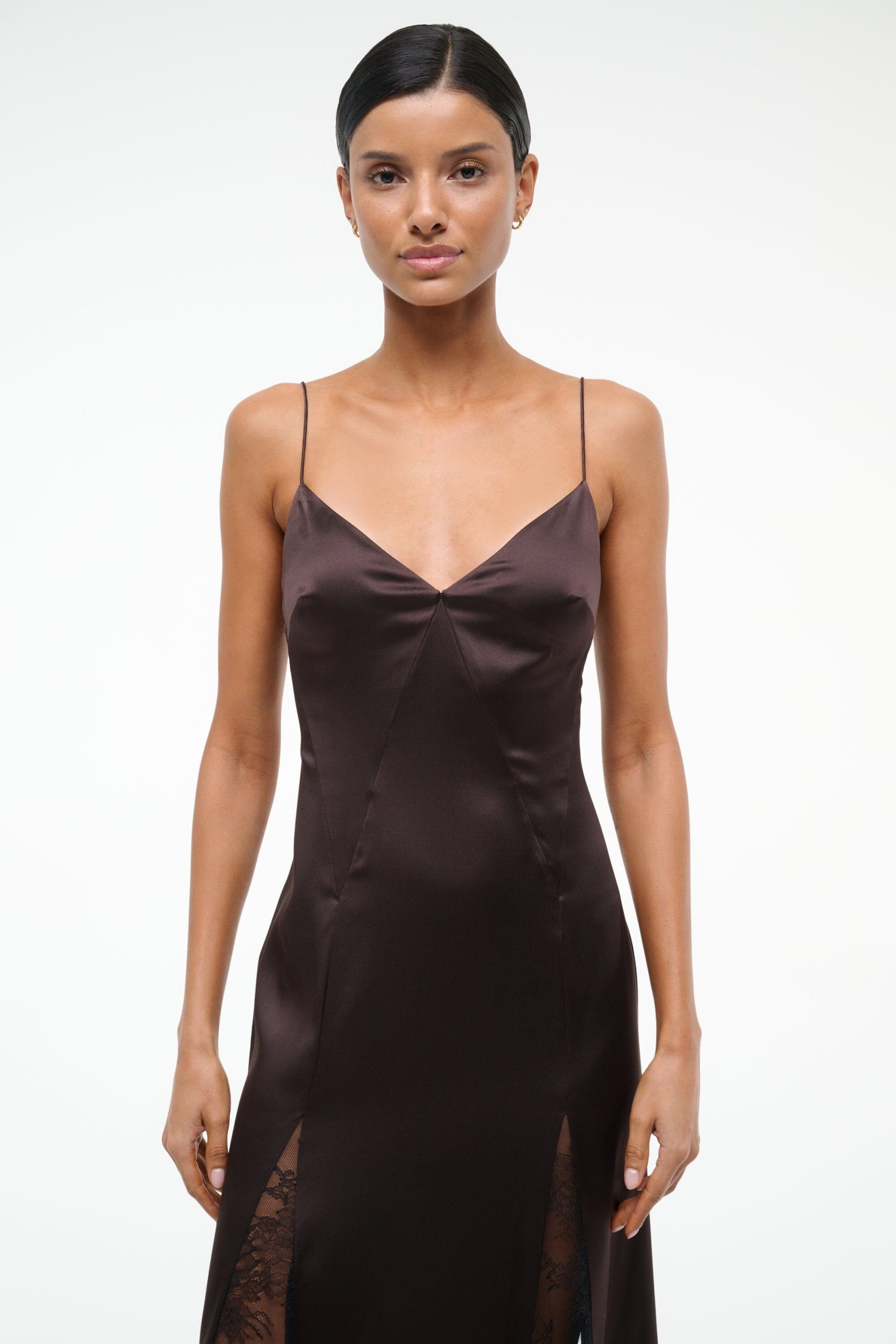 TRINITY SILK DRESS | EARTH - Image 3