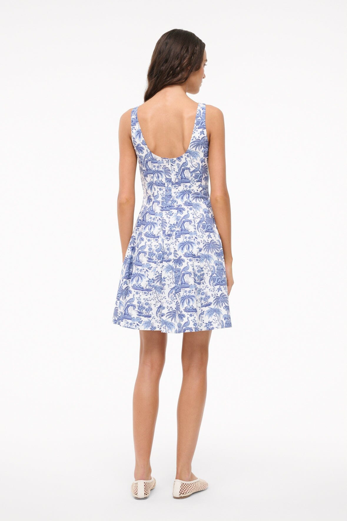 MINI WELLS DRESS | BLUE TOILE - Image 5