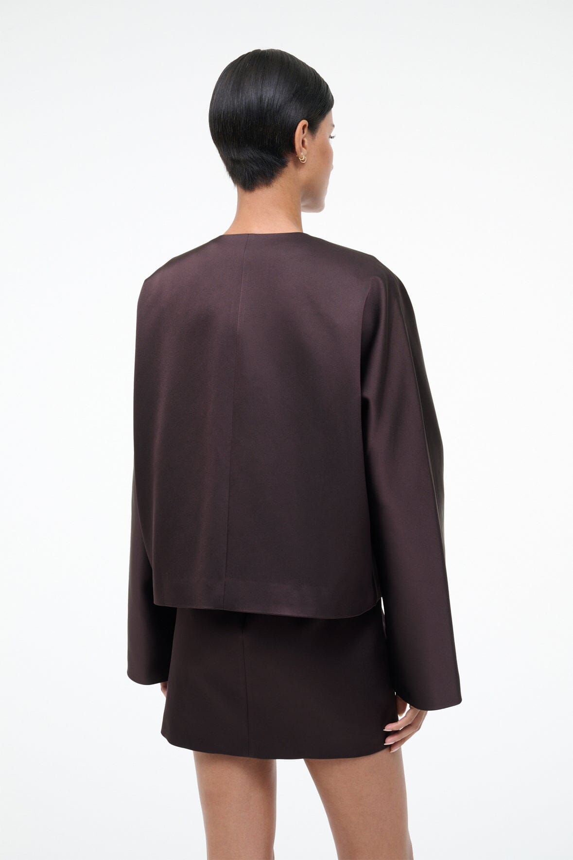 LIZ CROPPED JACKET | EARTH - Image 4