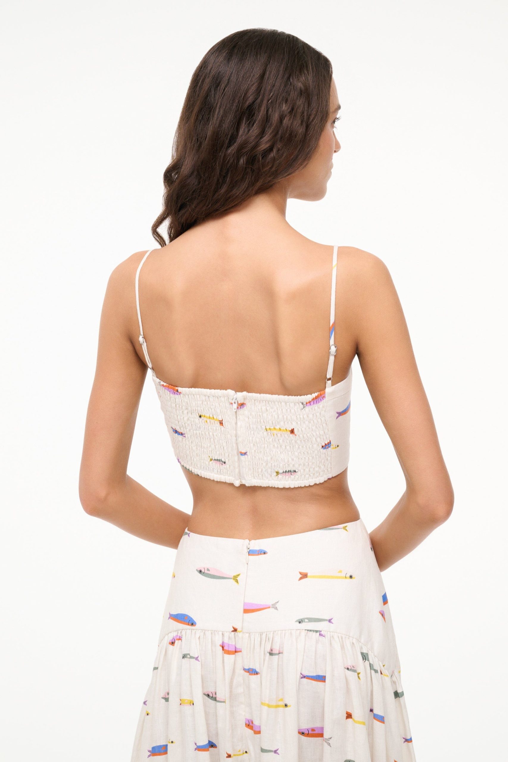 FEDERICO LINEN TOP | POP SARDINES IVORY - Image 4