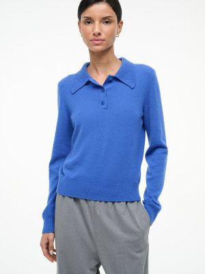 GEMMA CASHMERE SWEATER | SAPPHIRE
