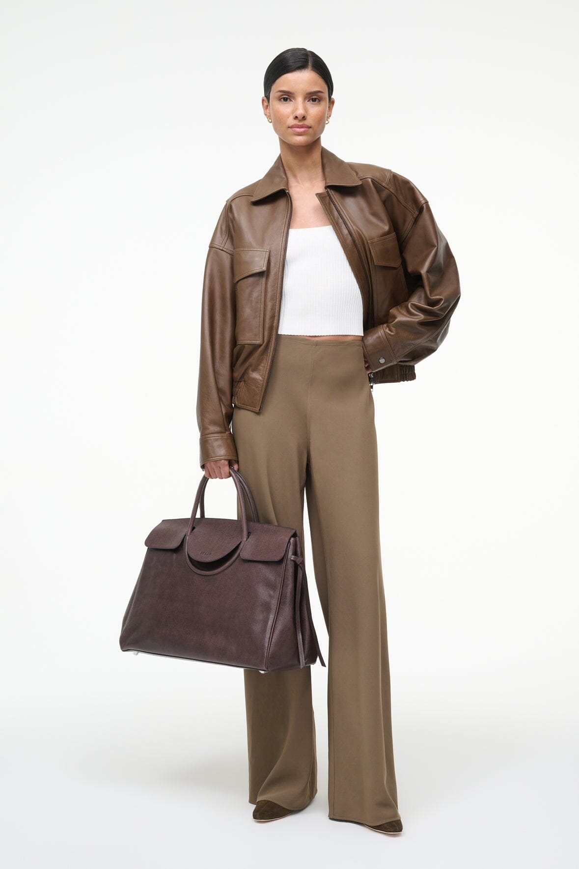 LARGE MAUDE CARRYALL | ESPRESSO - Image 2