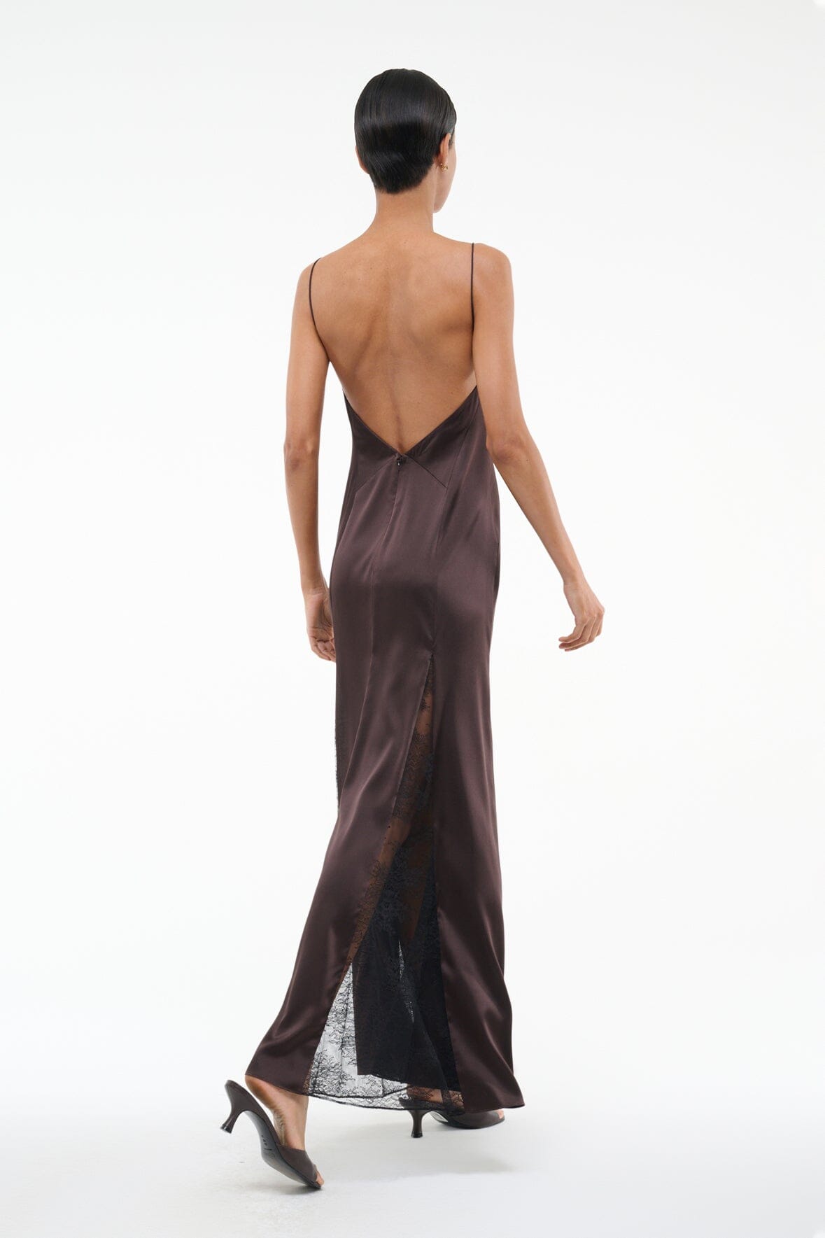 TRINITY SILK DRESS | EARTH - Image 2
