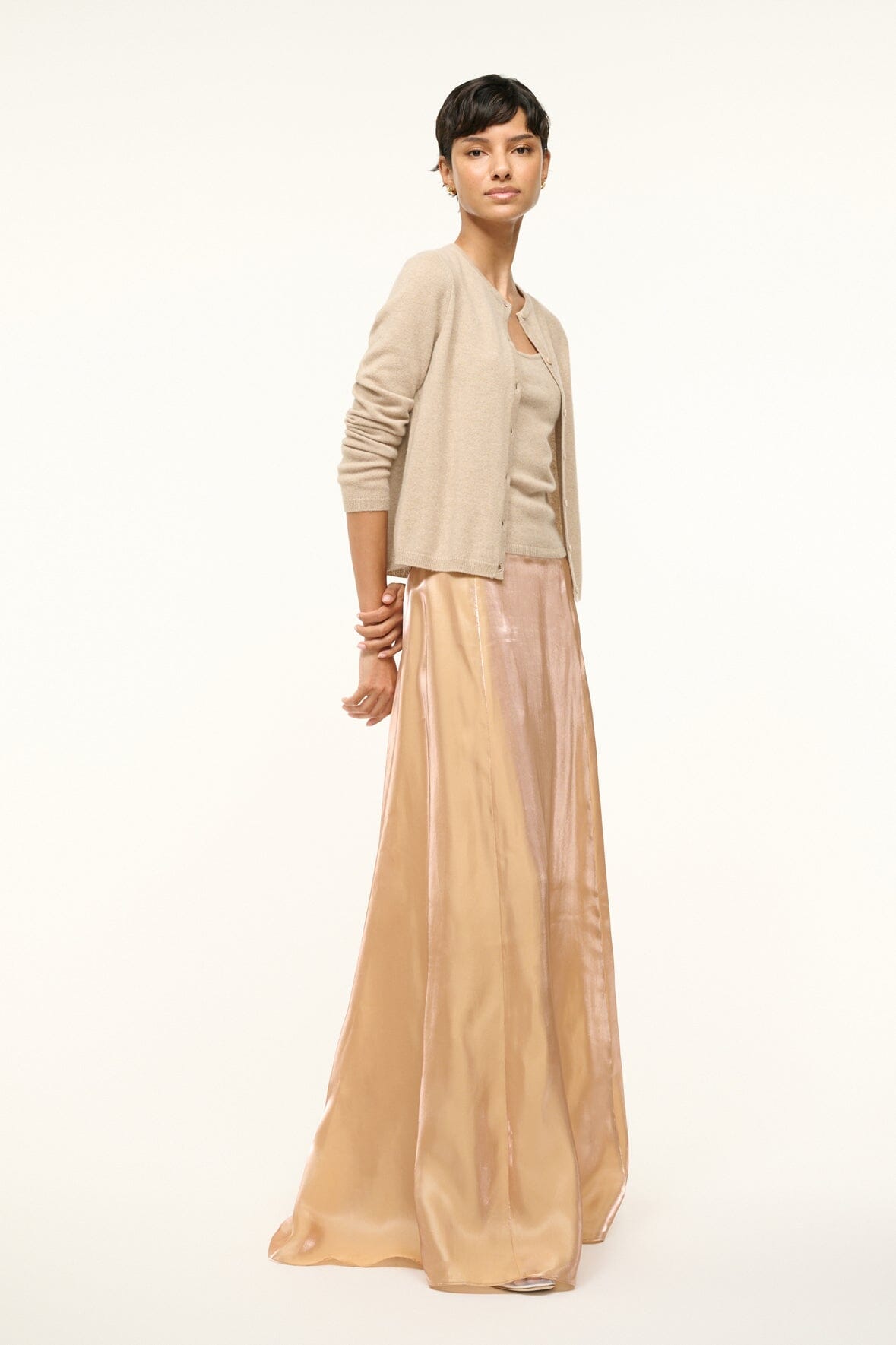 VINCENZO SKIRT | ROSE GOLD - Image 2
