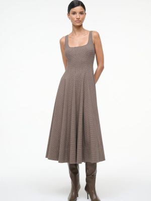 WELLS DRESS | HOUNDSTOOTH