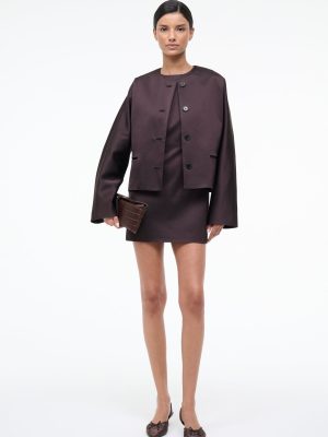 LIZ CROPPED JACKET | EARTH