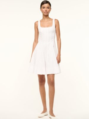 MINI WELLS DRESS | WHITE