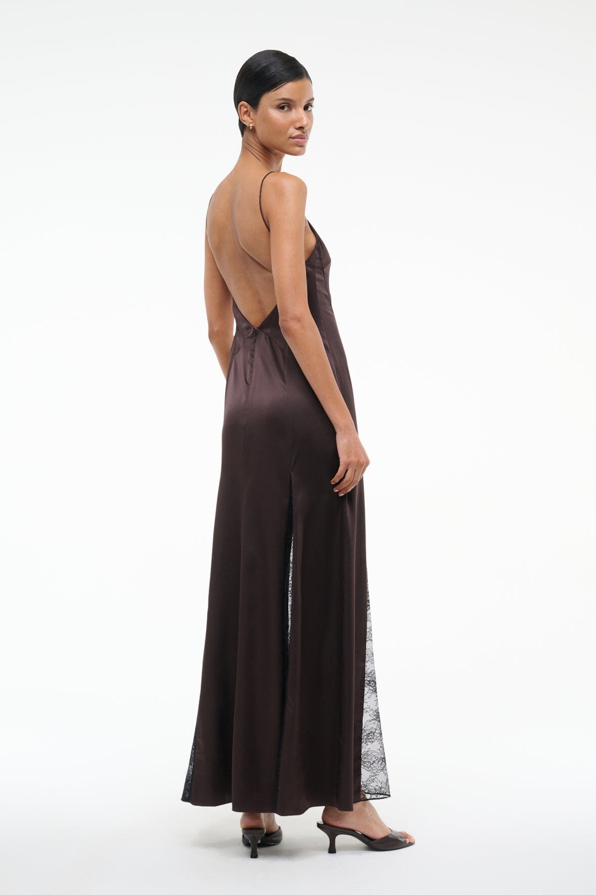 TRINITY SILK DRESS | EARTH - Image 7