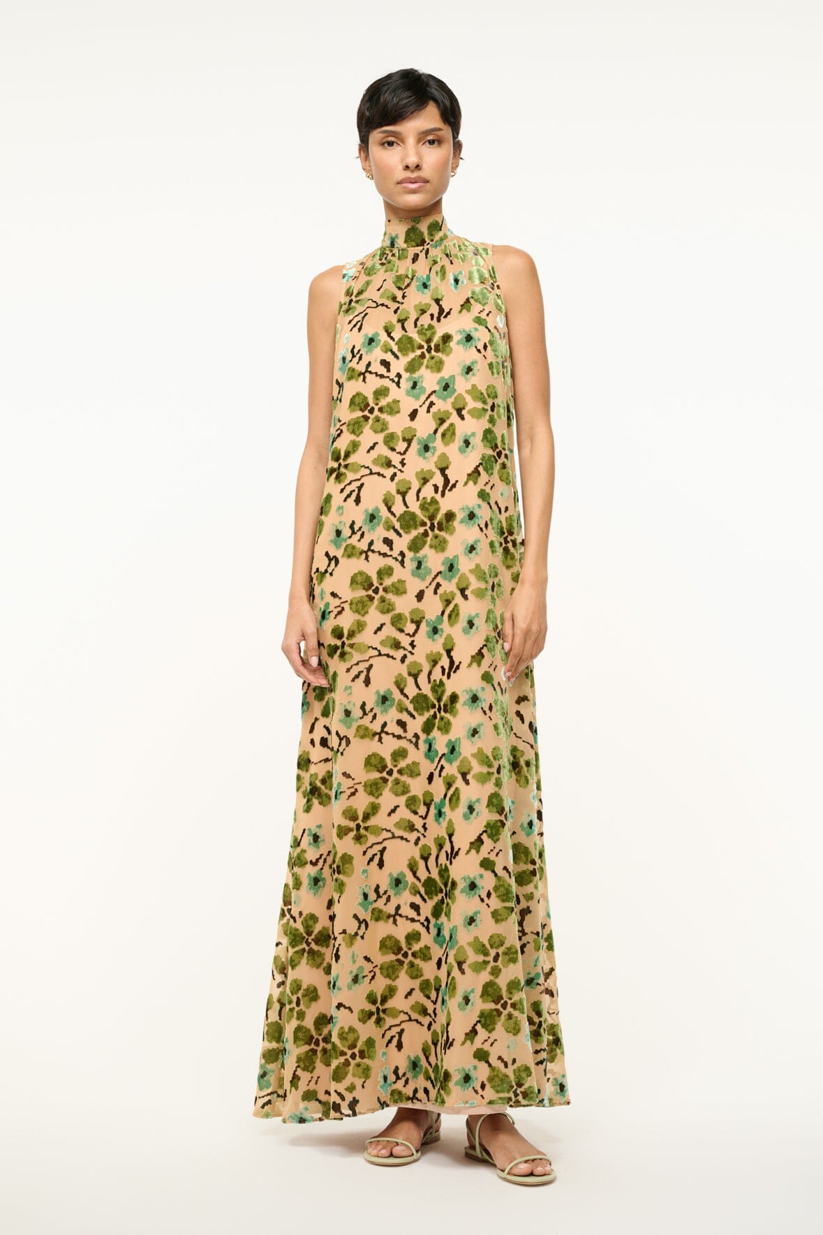 ALBEE DRESS | MOSS FLORAL TAPESTRY