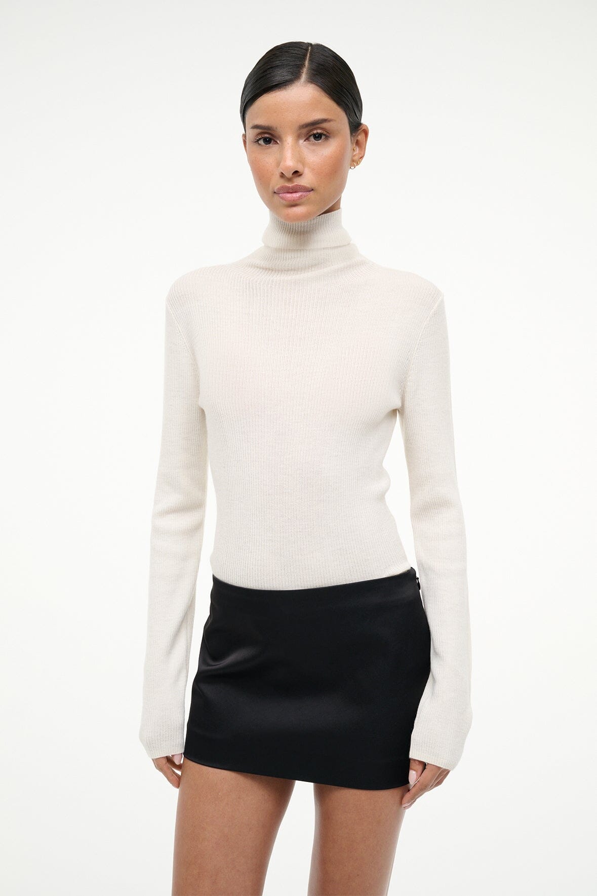TONI SUPERFINE CASHMERE SWEATER | IVORY - Image 2