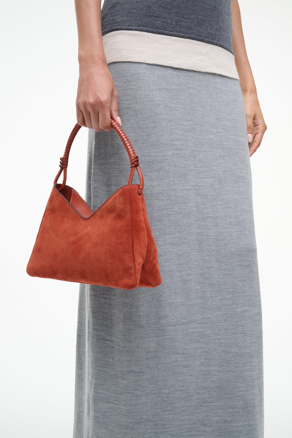 VALERIE SHOULDER BAG | AUBURN SUEDE - Image 4