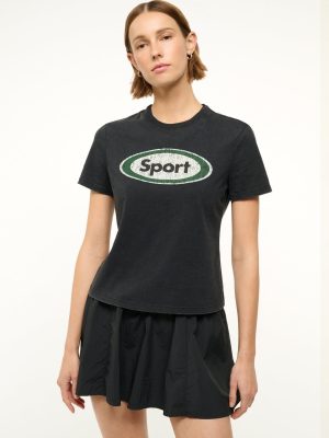 LULU SPORT TEE | BLACK