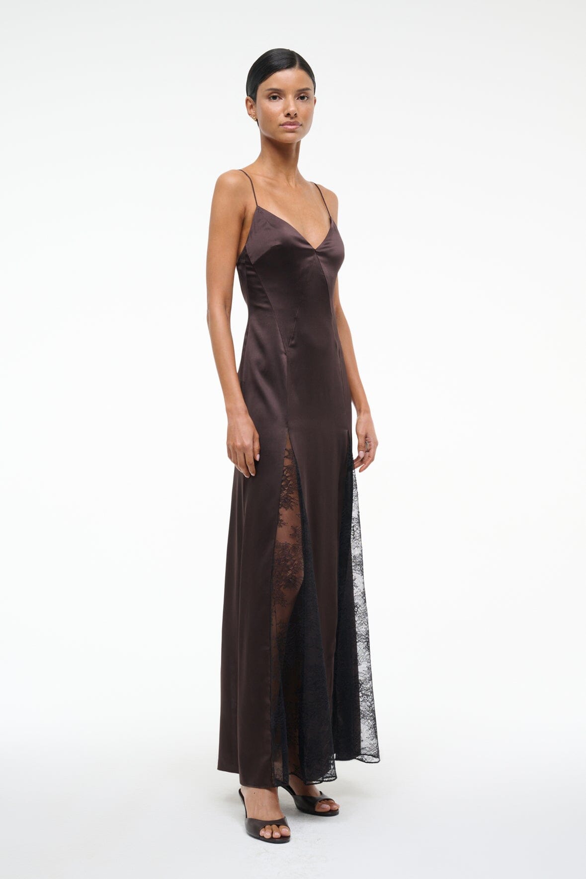 TRINITY SILK DRESS | EARTH - Image 4