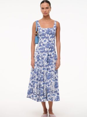 WELLS DRESS | BLUE TOILE