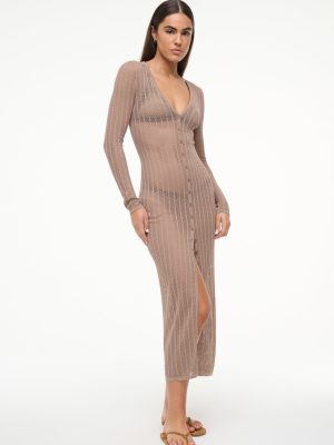 SHOKO COVERUP DRESS | TAUPE
