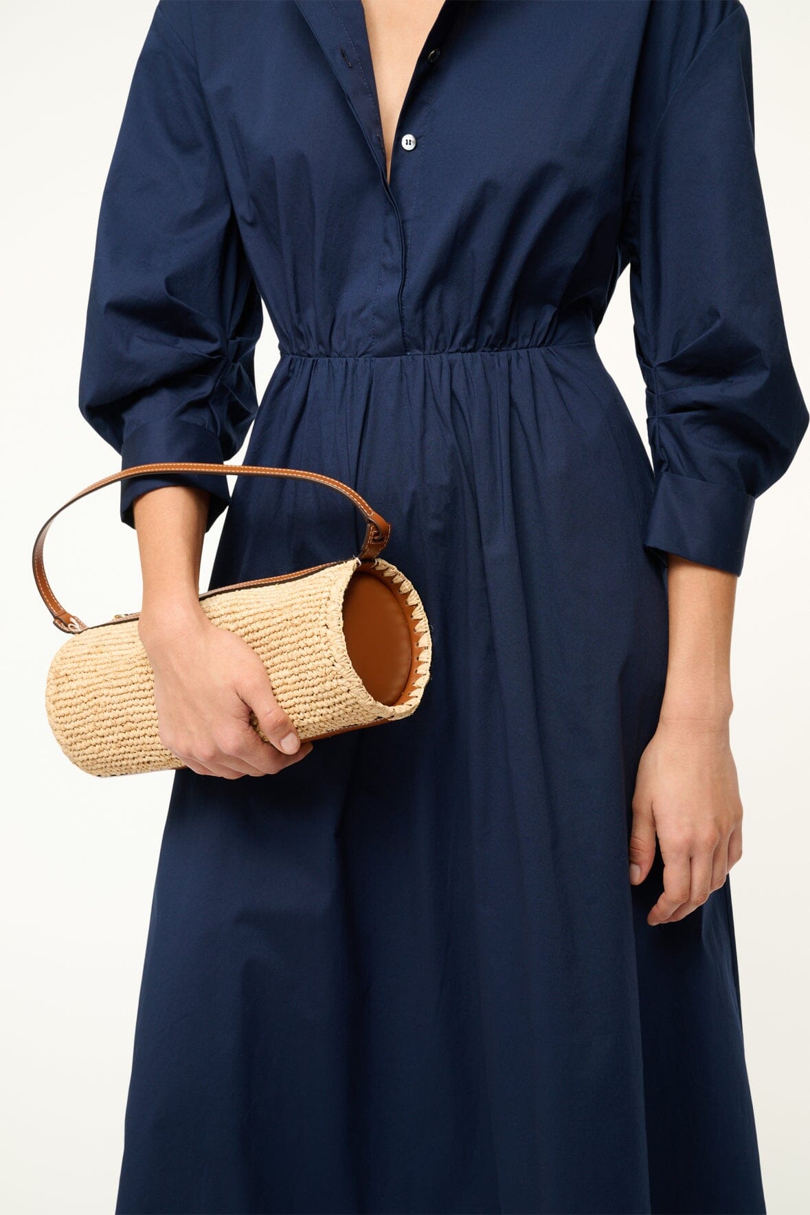 MINI TARU RAFFIA BAG | NATURAL TAN - Image 6