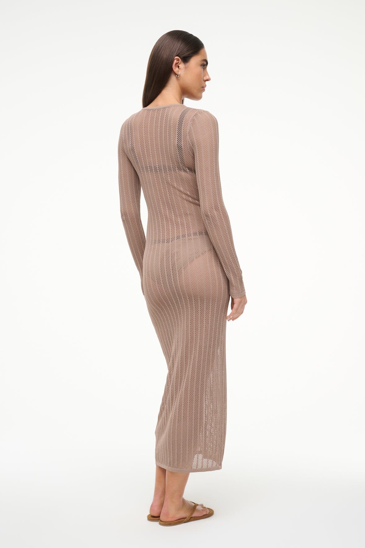 SHOKO COVERUP DRESS | TAUPE - Image 4