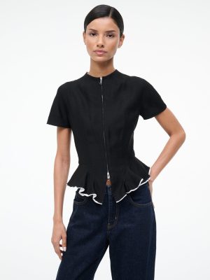 MAELLE TOP | BLACK